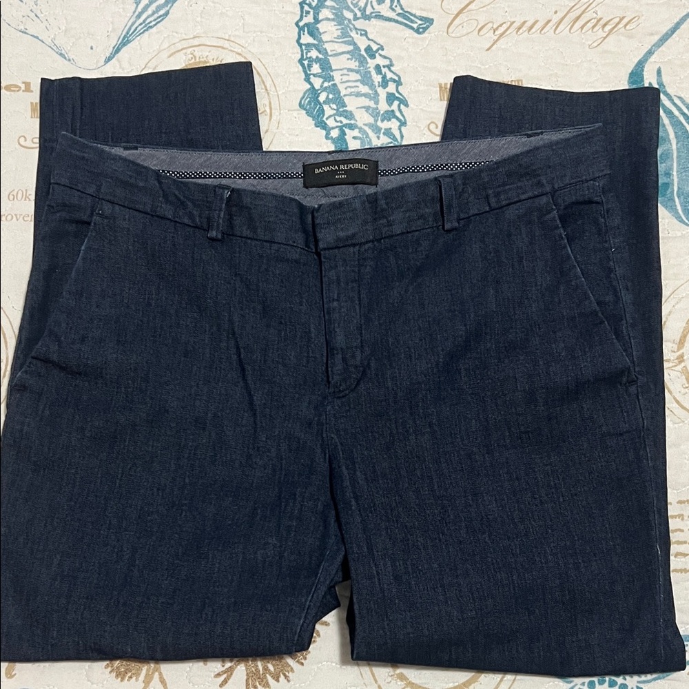 Banana Republic Denim Trouser Cropped Pants
